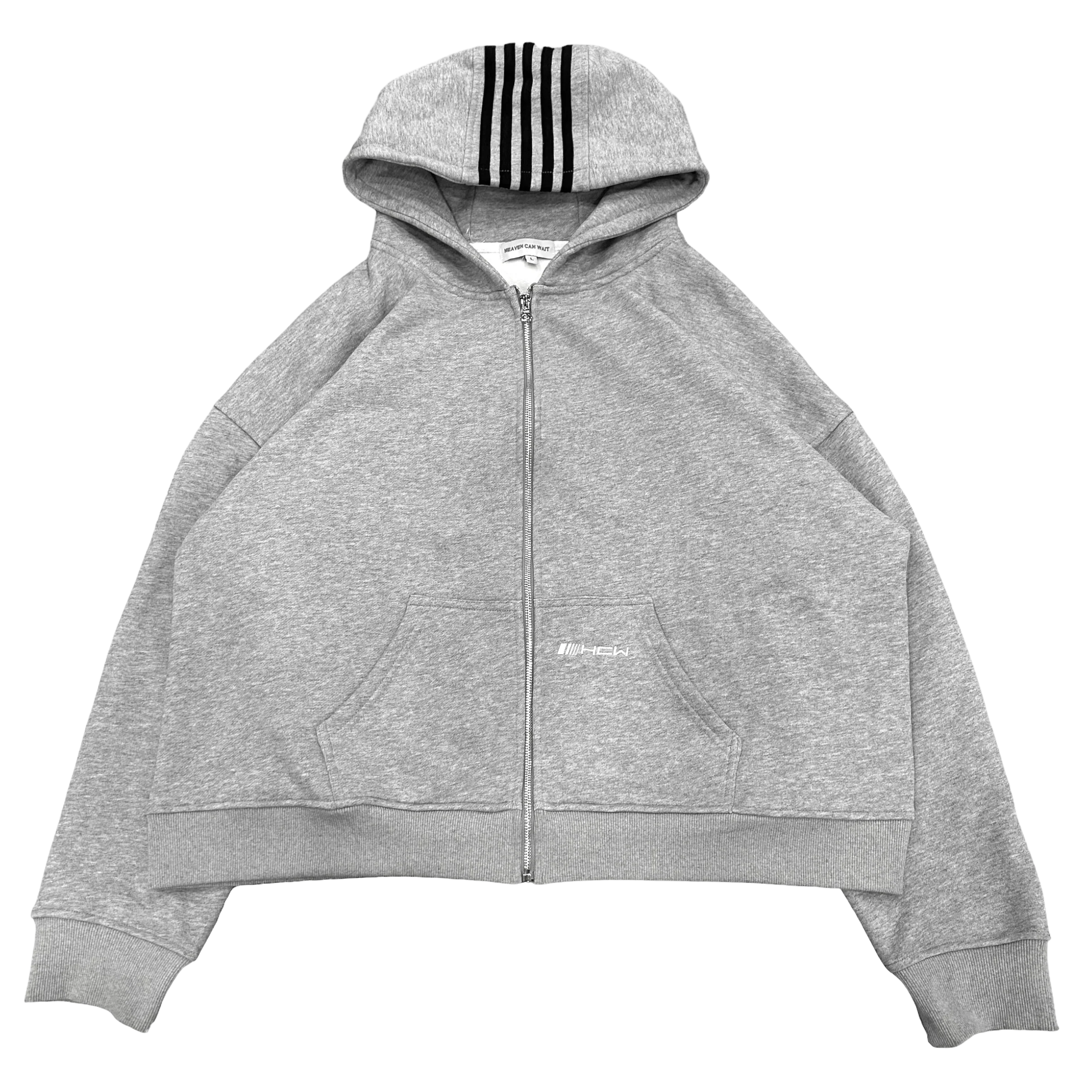 SPIKE HOODIE (GREY/BLACK)