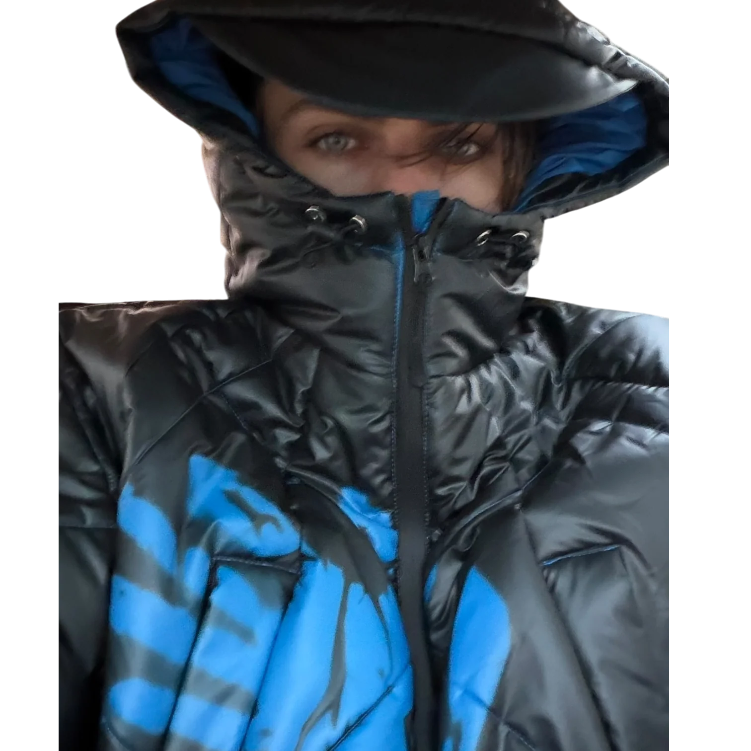 TECH PUFFA (BLACK/BLUE) - Image 2