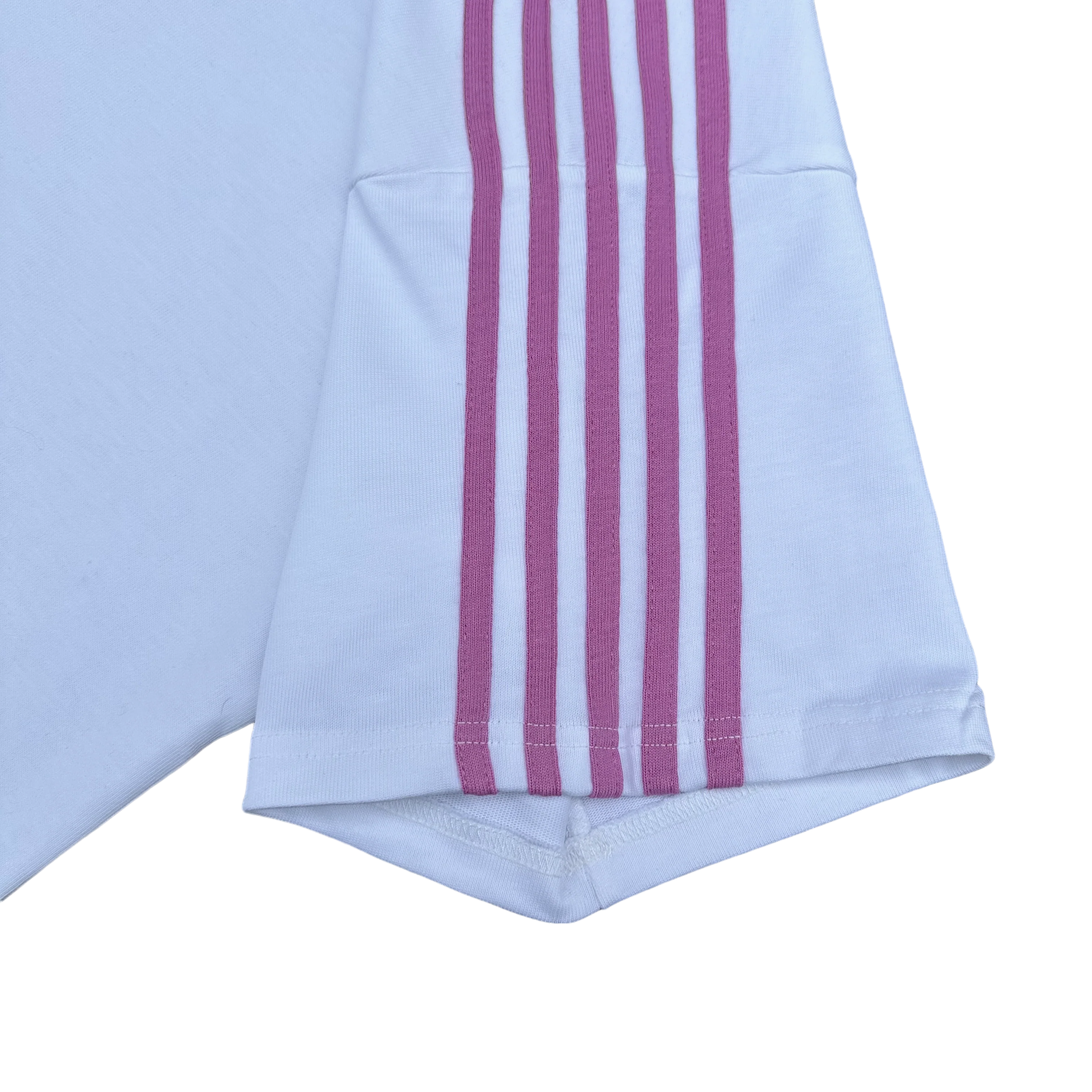 TRACK TEE (WHITE/PINK) - Image 2